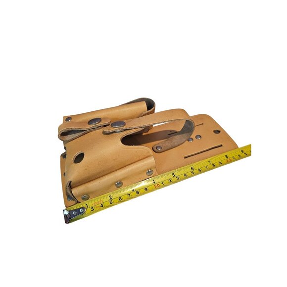 BEHA Gas Lamp Tester Leather Pouch Tan Vintage Collectible Preowned See Descript - Picture 10 of 10